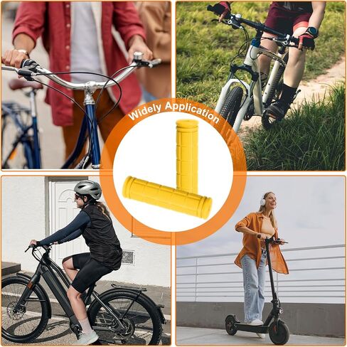 HARFINGTON Bike Handlebar Grips Non-Slip Rubber Mushroom Bicycle Grips Handlebars for Mountain Road Foldable MTB BMX Scooter Cruiser Tricycle Wheelchair in Kuwait