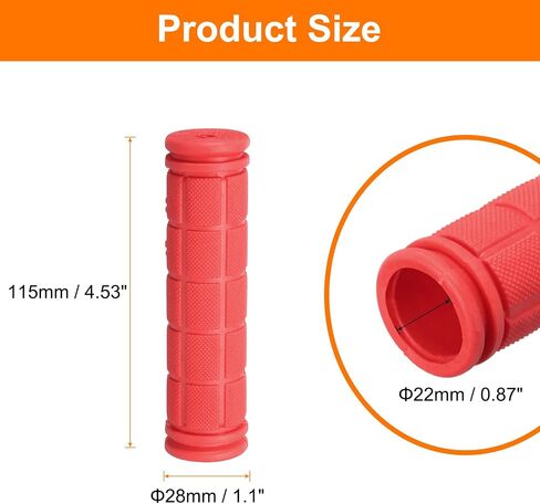 HARFINGTON Bike Handlebar Grips Non-Slip Rubber Mushroom Bicycle Grips Fit Handlebars for Mountain Road Foldable MTB BMX Scooter Cruiser Tricycle Wheelchair in Saudi Arabia