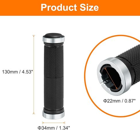 HARFINGTON Bike Handlebar Grips Double Lock on Non-Slip Bicycle Grips Fit Handlebars for Mountain Road Foldable MTB BMX Scooter Cruiser Tricycle in Kuwait