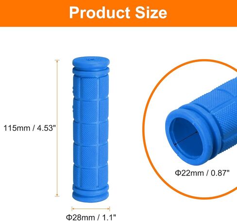 HARFINGTON Bike Handlebar Grips Non-Slip Rubber Mushroom Bicycle Grips Handlebars for Mountain Road Foldable MTB BMX Scooter Cruiser Tricycle Wheelchair in Kuwait