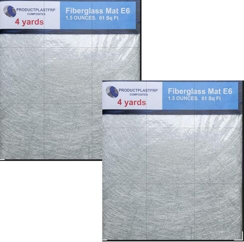 1.5 oz Fiberglass mat1.5 oz Chopped Fiberglass mat – 4 Yards x 59 Inch Wide, 59 Sq Ft) Type E6 for Hand Lay up, vaccum Bag, or molding Compound with epoxy, Polyester, or Ester resins, Blanco in Saudi Arabia