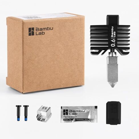 Original Bambu LAB Hardened Steel Hotend Kit P1,X1 - X1 Series and P1 Series (0.6MM) in Saudi Arabia