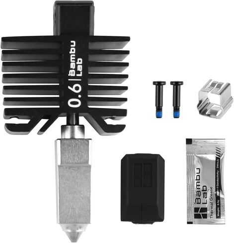 Original Bambu LAB Hardened Steel Hotend Kit P1,X1 - X1 Series and P1 Series (0.6MM) in Saudi Arabia