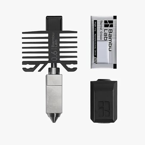 Original Bambu LAB Hardened Steel Hotend Kit P1,X1 - X1 Series and P1 Series (0.6MM) in Saudi Arabia