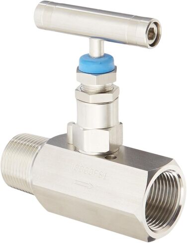 PIC Gauge HV-SS-1/2-HS-180-FXF 316 Stainless Steel Hex Body Straight Needle Valve with Gas Service Seat, 1/2 Female NPT x 1/2 Female NPT Connection Size, 6,000 psi Pressure in Saudi Arabia