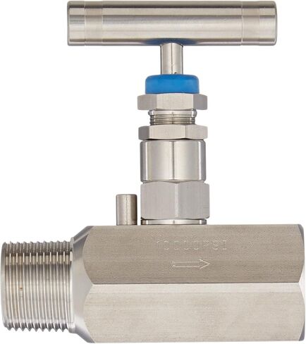PIC Gauge HV-SS-1/2-HS-180-FXF 316 Stainless Steel Hex Body Straight Needle Valve with Gas Service Seat, 1/2 Female NPT x 1/2 Female NPT Connection Size, 6,000 psi Pressure in Saudi Arabia
