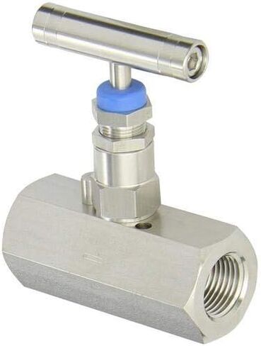 PIC Gauge HV-SS-1/2-HS-180-FXF 316 Stainless Steel Hex Body Straight Needle Valve with Gas Service Seat, 1/2 Female NPT x 1/2 Female NPT Connection Size, 6,000 psi Pressure in Saudi Arabia