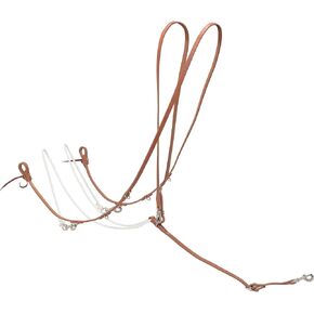 Weaver Leather Roper Style Harness Leather German Martingale Russet