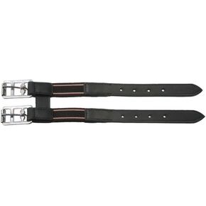 Tough 1 EquiRoyal Leather with Elastic Girth Extension, Brown