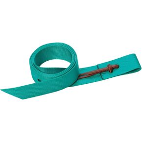 Weaver Leather Nylon Tie Strap with Holes, 1-3/4" x 60", Emerald Green