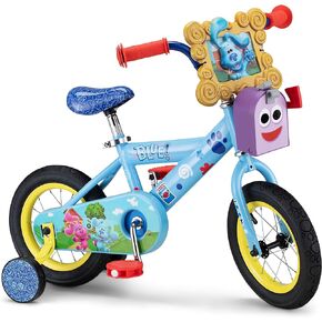 Nickelodeon Blue's Clues & You Kids Bike, 12-Inch Wheels, Boys and Girls Ages 2-4 Year Old, Training Wheels