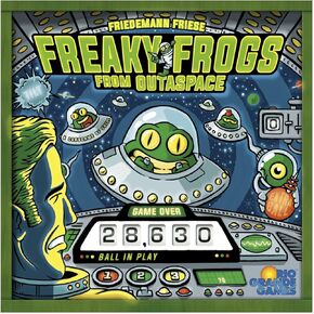 Rio Grande Games: Freaky Frogs from Outaspace - Pinball Session with Cards, Card Game for 1 Player