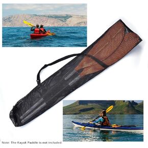 Lixada Drawstring Mesh Kayak Paddle Bag Split Shaft Canoe SUP Paddles Cover Storage Transport Mesh Bag Durable nets Storage Carry Multiple Paddles