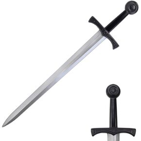 Hero's Edge G-JS101 Foam Excalibur Sword, 28" silver