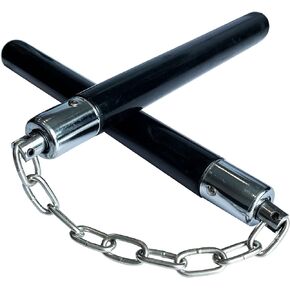 MSGumiho Nunchucks Safe Solid Rubber Training Nunchucks Nunchakus with Steel Chain and Bearing Ball System only for Beginners,Adults and Professionals Perform, Practice, Training,Exercise (1PCS)