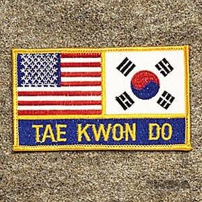 USA Korea Tae Kwon Do Patch