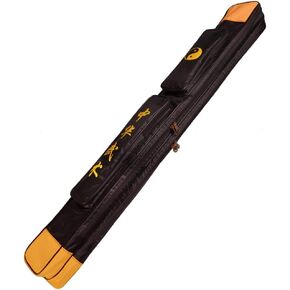 ZooBoo Taichi Sword Carrying Bag - Chinese Kung Fu Sword Bag Single and Double Layer Sword Carrying Case Martial Arts Weapons Case Sword Shoulder Bag - Oxford Cloth with PU