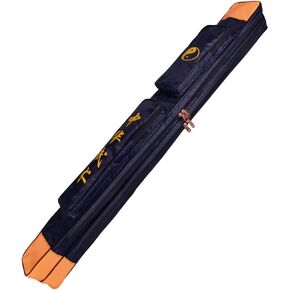 ZooBoo Taichi Sword Carrying Bag - Chinese Kung Fu Sword Bag Single and Double Layer Sword Carrying Case Martial Arts Weapons Case Sword Shoulder Bag - Oxford Cloth with PU