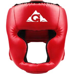 أغطية رأس ملاكمة GROOFOO للأطفال البالغين، خوذة ملاكمة من جلد البولي يوريثان للتدريب على الكيك بوكسينغ MMA Muay Thai السجال فنون الدفاع عن النفس الكاراتيه التايكوندو in Kuwait