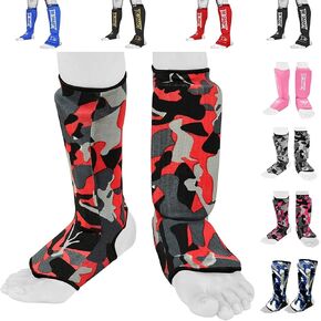 Be Smart Kids, Adults, Youth, Men and Women Muay Thai MMA Kickboxing Shin Guards, Instep Guard Training, Sparring Protective Gear Equipment Shin Kick Pads