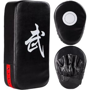 CYFIE Boxing Strike Kicking Shields Pads MMA Training Gloves Punching Mitts Sparring Gear for Muay Thai, Taekwondo, Karate, Martial Arts Training Kids Women Home Gym Workout