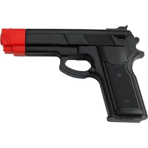 MASTER USA Rubber Training Gun, Black and Red Head Painting, Model Number: 3200BK