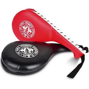 Taekwondo Kick Pads 2PK, Karate Martial Arts Training Equipment Kicking Target Pad, Double Strike Boxing Pads for Kids Youth Adult