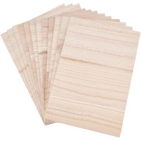 OLYCRAFT 12Sheets Wooden Karate Breaking Boards Taekwondo Breaking Boards 3.5mm Punching Wood Boards Wooden Kick Board Training Accessory for Karate Practice Performing 11.7x7.9x0.14 Inch
