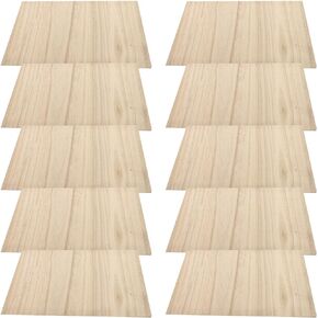 VOSAREA 10pcs Taekwondo Breaking Board Rebreakable Kick Boards Performing Wooden Taekwondo Punching Boards Training Accessory for Kids Adult (0.3cm)