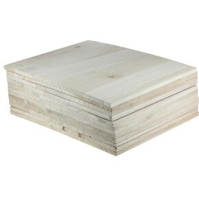 Wood Breaking Board - Breakable Board in 8 mm Thickness (12 Board Pack)