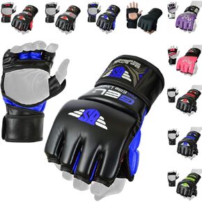 MMA Gloves, UFC Kickboxing Gloves, MMA Sparring Gloves, MMA Training Equipment, Fighting Gloves for Mixed Martial-Arts, MMA Training Gloves Adults Men & Women by BeSmart