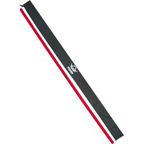 Martial Arts Armory Foam Padded Bo Staff for Safe Practice and Training with Carry Bag Case - Red