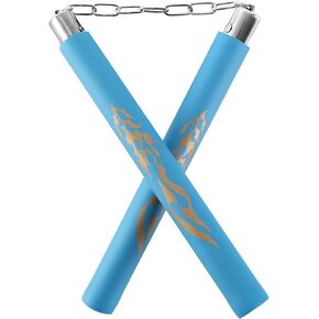 TOPOINT Nunchuck,Safe Foam Training Nunchucks/Nunchakus with Steel Chain for Kids & Beginners Practice and Training