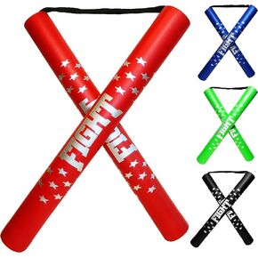 F.A.L. product Nunchakus Safe Foam Rubber Nunchucks for Training with Cord for Kids & Beginners