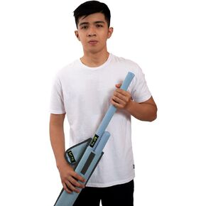 Light Blue Covered Foam Practice Escrima Kali Arnis 28" Padded Sparring Fighting Stick with Carry Bag in Saudi Arabia