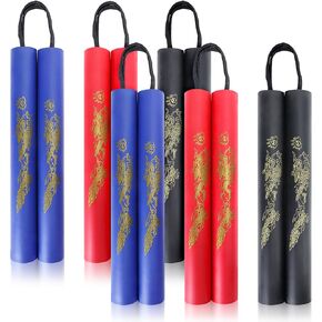 Wpxmer Foam Rubber Training Sticks, Martial Art Sticks for Kids & Beginners Practice and Training