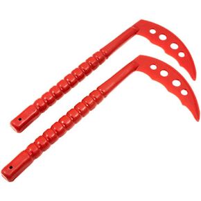 Proforce Plastic Kama - RED (13.5" long and 7" blade), Pack of 2