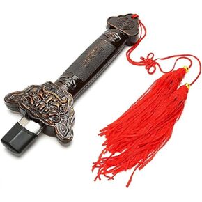KierHunter Retractable Sword, Tai Chi Kung Fu Martial Arts Magic Sword for Exercises Performance Halloween (Stainless Steel)