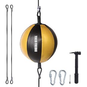 TOCO FREIDO Double End Punching Ball, Speed Bag with Difficulty Levels Boxing Reflex Ball with Headband, Perfect for Reaction, Agility, and Hand Eye Coordination Training