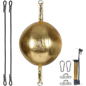 InnoLife Double End Punching Ball Striking Punching Bag Kit, Speed Striking Reflex Kit with Bungee Cords Perfect for Reaction, Agility, and Hand Eye Coordination Training