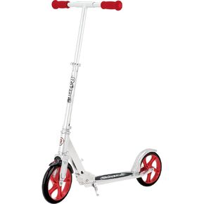 Razor A5 Lux Kick Scooter for Kids Ages 8+ - 8" Urethane Wheels, Anodized Finish Featuring Bold Colors and Graphics, for Riders up to 220 lbs in Saudi Arabia