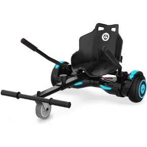 Gotrax Hoverboard Kart Seat Attachment Accessory for 6.5" 8" 8.5" 10" Self Balancing Scooter, Adjustable Frame Length and Handlebar Control Buggy Attachment, Hover Board Go Kart Accessory Kids Adults