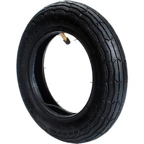 Small Electric Scooter 54-152 10x2 10" Tyre Tire + Tube with Angled Stem for Smart Self Balancing 2-wheel Scooter Folding Electric Bicycle
