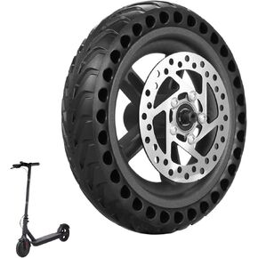 | استبدال عجلة Gotrax وسكوتر كهربائي Xiaomi M365 | إطار صلب مع محور وقرص فرامل | عجلة قرص العسل متوافقة مع Mijia1s gotrax gxl V2/gotrax XR و8,5 بوصة in Kuwait