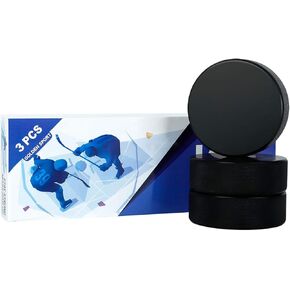 كرات هوكي الجليد، اللائحة الرسمية، للتدريب العملي والتدريب الكلاسيكي، قطر 3 بوصات، سمك 1 بوصة، 6 أونصة، أسود in Kuwait