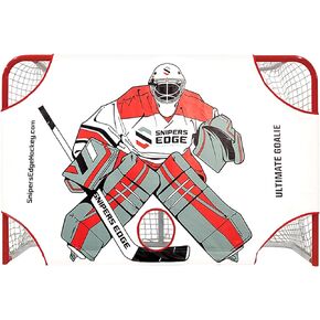 Snipers Edge Hockey - Ultimate Goalie Shooter Tutor - Fits Inside Goal - Long Lasting Durability with Its Impact Resistant Vinyl