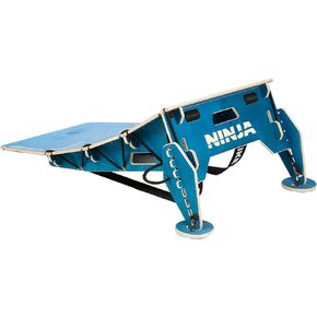 منحدر القفز Ninja MTB، منحدر القفز المحمول Turbo Kicker، منحدر 4 ألواح لجميع الأعمار، مثالي لدراجات MTB، دراجات BMX، عجلات واحدة، الدراجات البخارية، ألواح التزلج، وسيارات RC in Kuwait