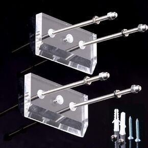 Skateboard Hanger 2PCS Wall Mount Deck Rack for Skateboards Deck Display and Storage