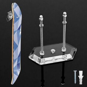 NAVAZIP 2023 Skateboard Wall Mount - Stylish and Luxury Skateboard Storage Hanger Rack, Skateboard Storage Hanger with Floating Effect