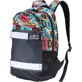 187 Killer Pads Standard Issue Backpack with Skateboard Straps